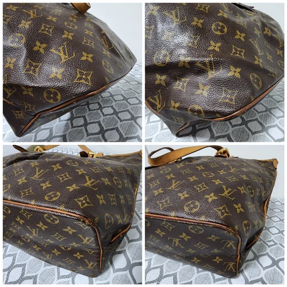 LOUIS VUITTON Monogram Palermo GM Shoulder Bag Brown/Beige - Picture 14 of 16
